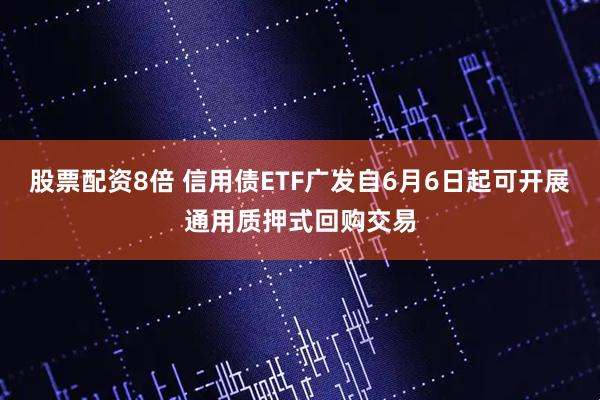 股票配资8倍 信用债ETF广发自6月6日起可开展通用质押式回购交易